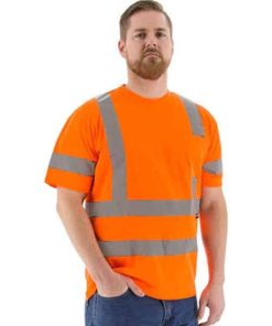Camiseta de Alta Visibilidad Majestic Safety, Clase 3 con Franjas 3M™ – Modelo 75-5306