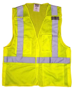 Chaleco de Seguridad de Alta Visibilidad Clase 2 con 5 Puntos de Liberación - Modelo JS1501