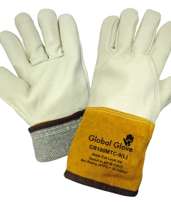 Guantes para Soldador MIG/TIG Resistentes a Cortes de Piel de Res Premium - Modelo CR100MTC
