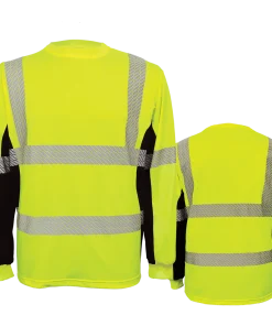 Camiseta de Alta Visibilidad con Material Elástico, Clase 3 - Modelo GLO-225LS - Image 3
