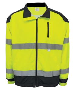 Chaqueta Rompevientos de Alta Visibilidad Frogwear Premium – Modelo GLO-WB1