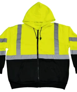 Sudadera con Cierre y Capucha de Forro Polar Liviano, Clase 3 - Modelo JS3300