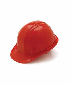 pyramex sl series cap style hard hat, red, 4 point ratchet