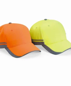 Gorra de Alta Visibilidad de Poliéster con Detalles Reflectantes - Outdoor Cap Modelo SAF201