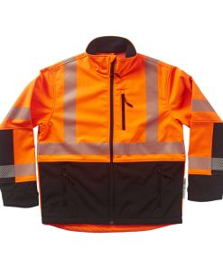 Chaqueta Soft Shell para Supervisión, Resistente al Agua y al Viento – Modelo SJ25340B