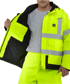 Chaqueta de seguridad Carhartt Alta visibilidad impermeable Sherwood - 100787 - Image 3