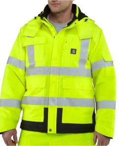Chaqueta de seguridad Carhartt Alta visibilidad impermeable Sherwood - 100787 - Image 4