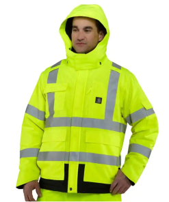 Chaqueta de seguridad Carhartt Alta visibilidad impermeable Sherwood - 100787 - Image 5