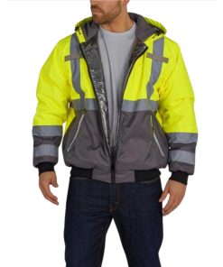 Chaqueta de seguridad bomber de alta visibilidad para hombre Utility Pro Warm Up - UHV883