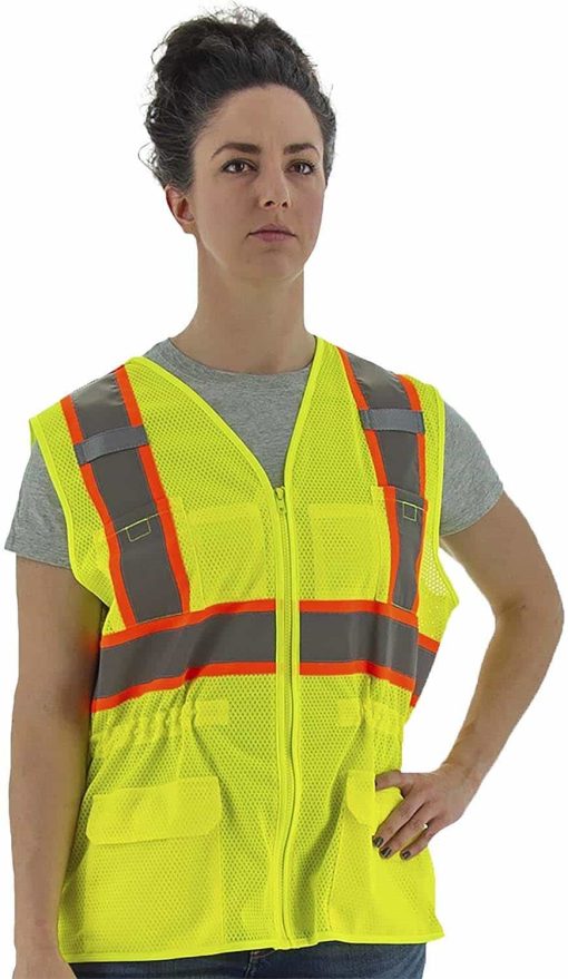 75-3209w Majestic Safety 75-320W Women's Hi-Vis Safety Vest