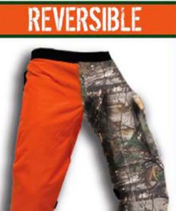 Chaps para motosierra estilo delantal reversibles Forester RealTree® Camo/Naranja CHAP-437-RTR