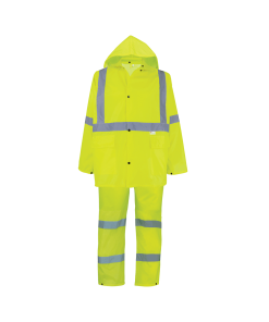 FrogWear® HV Traje Impermeable de Alta Visibilidad de Tres Piezas - GLO-8000