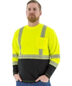 Camisa de Manga Larga de Alta Visibilidad con Rayas Reflectantes para Motosierra, ANSI 2, R - 75-5257