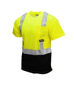 Camiseta de Manga Corta Tipo R Clase 2 con Parte Inferior Negra Radians ST11B