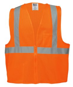 Best Vest™ – Chaleco de Malla Estándar Clase 2 con Cremallera – Modelo JS1013