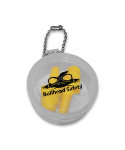 Tapones Auditivos Reutilizables de Silicona Bullhead Safety NRR 23 dB - Sin Cordón - Modelo HP-S1 (100 Pares) - Image 3