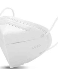 Mascarilla KN95 Paquete de 20, Mascarillas KN95 de 5 Capas Transpirables con Gomas Elásticas y Clip para el Puente Nasal, Respirador Desechable de Protección Contra PM2.5, Color Blanco