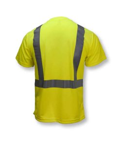 Camiseta de Seguridad Wickmaster Pro 2011B de Manga Corta con Parte Inferior Negra - Image 5