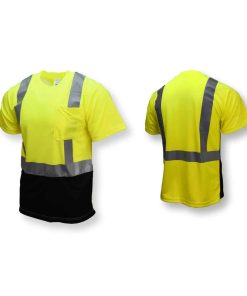 Camiseta de Seguridad Wickmaster Pro 2011B de Manga Corta con Parte Inferior Negra - Image 4