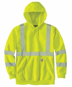 Sudadera Carhartt de Alta Visibilidad, Ajuste Holgado, Peso Medio, Clase 3, Modelo Sin Cierre – 104987-323