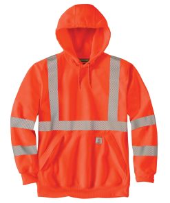 Sudadera Carhartt de Alta Visibilidad, Ajuste Holgado, Peso Medio, Clase 3, Modelo Sin Cierre – 104987-824