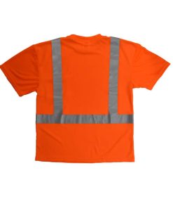Camiseta de seguridad de alta visibilidad Clase 2 Radians ST11 con Max-Dri™ – ST11-2POS (naranja) - Image 7