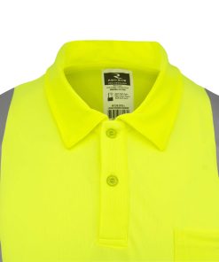 Polo de seguridad de manga corta de alta visibilidad Clase 2 Radians ST12B con bloques de color – ST12B-2PGS - Image 8