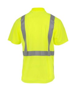 Polo de seguridad de manga corta de alta visibilidad Clase 2 Radians ST12B con bloques de color – ST12B-2PGS - Image 4