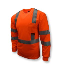 Camiseta de manga larga de alta visibilidad Clase 3 Radians ST21 con Max-Dri™ - ST21-3POS (naranja)