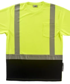 Camiseta de manga corta **Xtreme-Flex™ Clase 2** con parte inferior negra – **ST1025B**