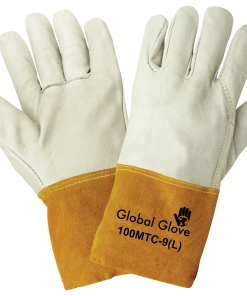 Guantes de soldador MIG/TIG de piel de vaca de grano premium - **100MTC**
