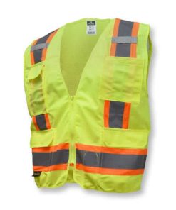 Chaleco de seguridad Radians SV6 de dos tonos para supervisor, Tipo R Clase 2, sólido/malla.