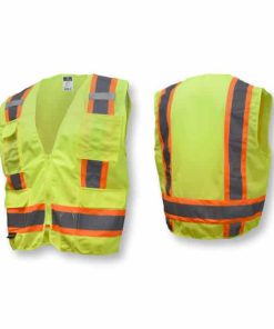 Chaleco de seguridad Radians SV6 de dos tonos para supervisor, Tipo R Clase 2, sólido/malla. - Image 11