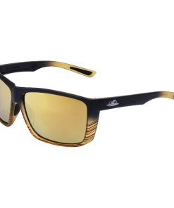 Gafas de seguridad Lionfish™ con lentes de tecnología antiempañante de alto rendimiento y espejo dorado, marco tortuga/negro - BH33618PFT